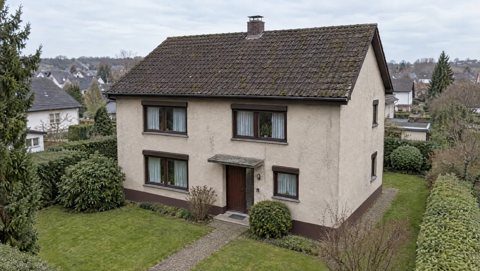 Das Haus vor der Sanierung im Zustand der 1970er Jahre